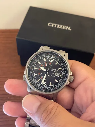 Citizen Eco-Drive Promaster Nighthawk pilot BJ7000-52E