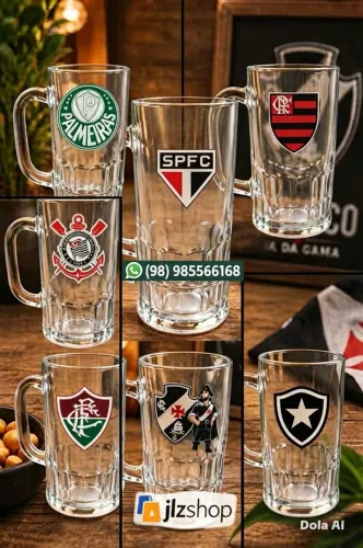 Caneca a de chopp times 325 ml personalizadas