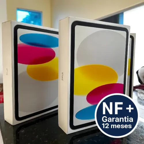 Tablet iPad 11th, prata, c/ 128GB e 6GB RAM, modelo Wi-Fi - Novo lacrado