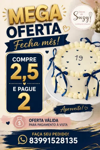 Oferta de bolo