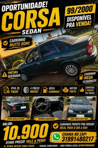 Chevrolet Corsa Wind 1.0 Mpf/milleniumi/ EFI 4P 2000