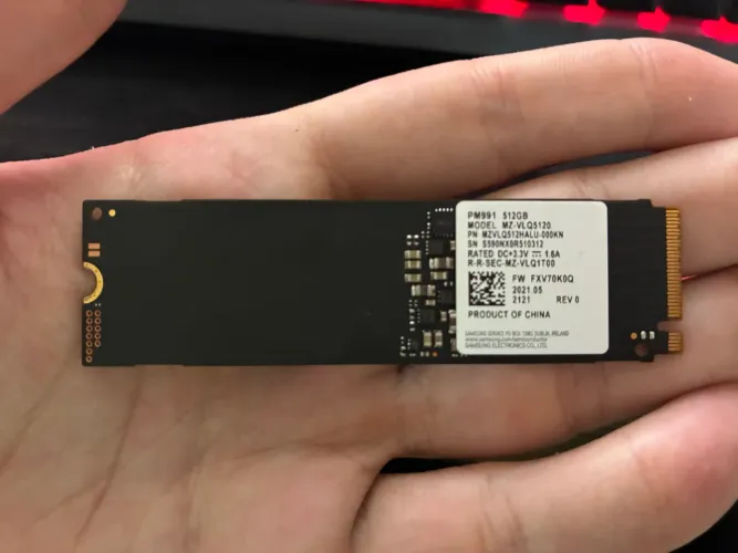 SSD NVMe Samsung PM991 512gb