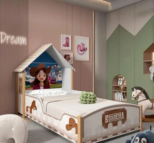 Cama infantil boiadeira ou boiadeiro