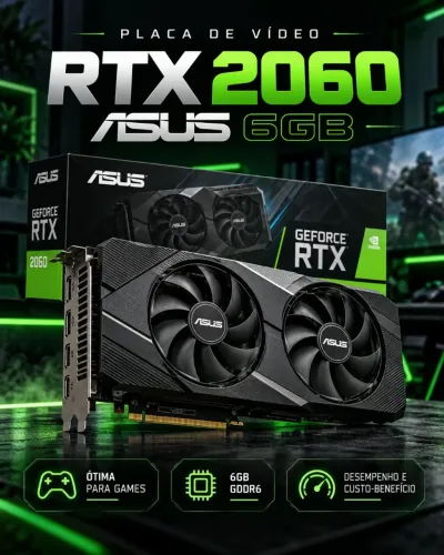 Rtx 2060 asus 6gb 100% funcional