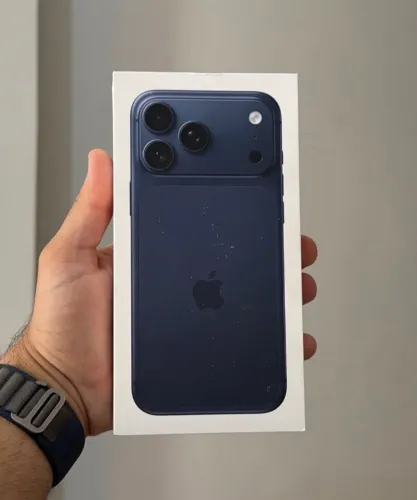 iPhone 17 Pro Max 256gb Novo lacrado Azul E-Sim