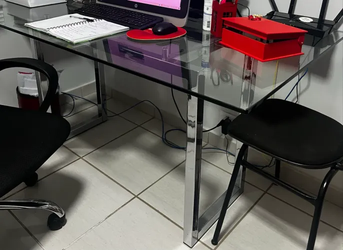 Mesa de vidro