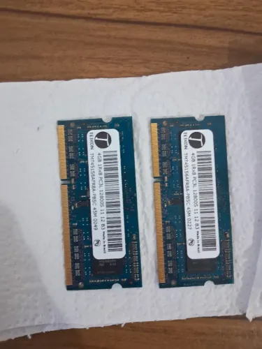 2 pentes Memoria ram ddr3 4gb para notebook