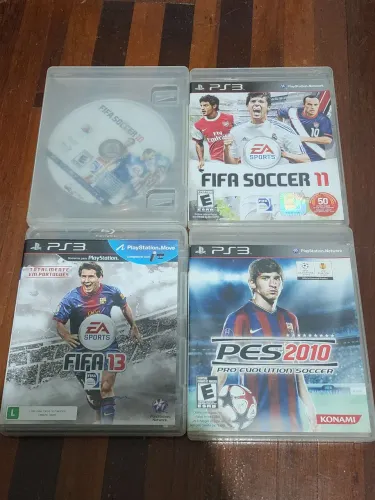 Jogos ps3 FIFA e pes