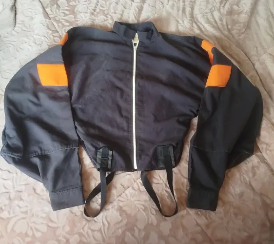 Conjunto de paraquedista anos 70 , p/m em lona