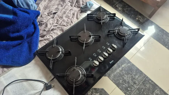 Fogão Philco Cooktop a Gás 220v, 5 bocas, de embutir 