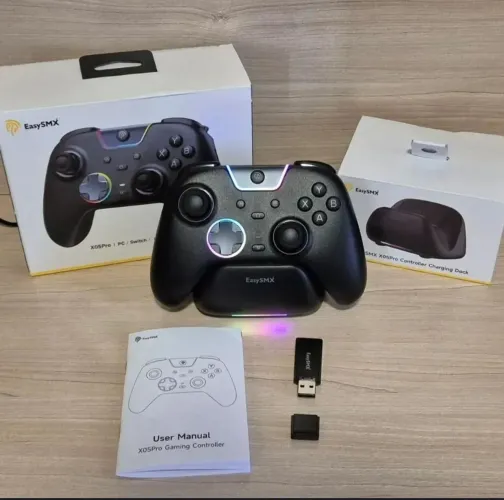 Controle Easysmx X05 Pro + Base de Carregamento 