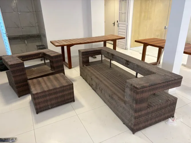 Cadeira de varanda conjunto 