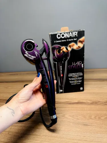 Modelador Automático de Cachos Conair Hair Styler Original + Caixa