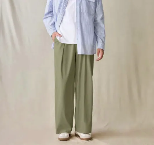 Calça Casual Masculina Swavvy Verde - Tamanho G - Pouco Uso