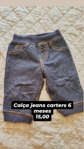 Calça jeans carters 3 meses