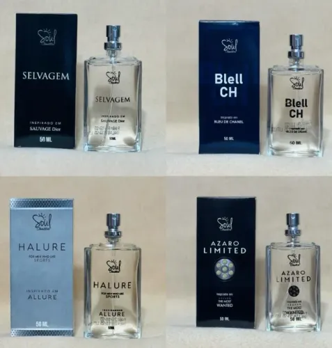 perfumes MASCULINOS Inspirações nos importados 50 ml