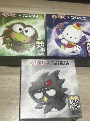 Hello Kitty and Friends x Yugioh! 3 brindes