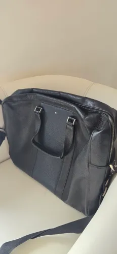 Maleta Bolsa de Documentos Mont Blanc couro original