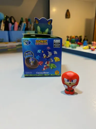 gogo knuckles, sonic, cacau show