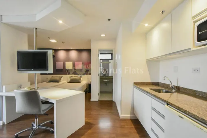 Flat mobiliado para alugar na Vila Mariana| 33m² | 1 Dormitório | 1 Vaga de Garagem