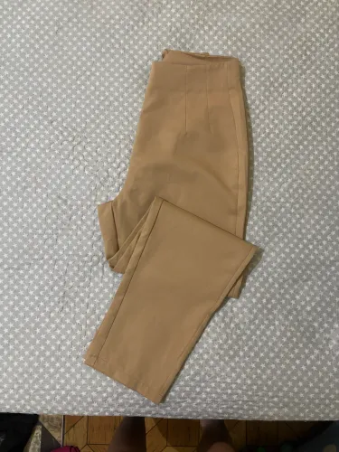 Calça alfaiataria SHIEN marrom cintura alta 