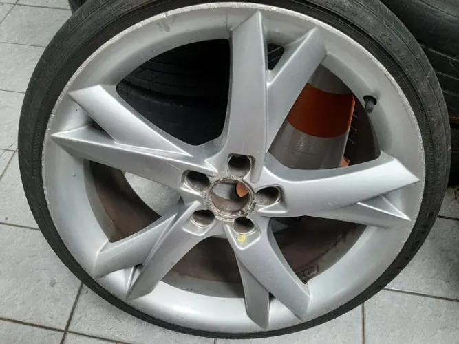 Roda aro 19 Audi Rs7 Prata Potenza A3 5x100