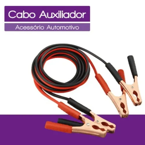  Cabo Chupeta Auxiliar de Partida 2,4 Metros 12v Multilaser