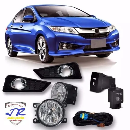 Kit Farol de Milha City 2015 2016 Auxiliar Neblina