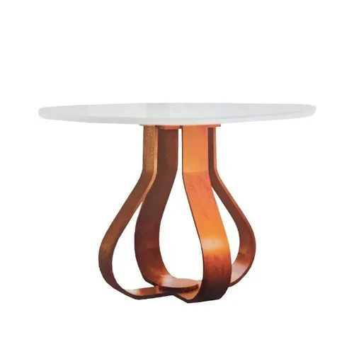 Mesa de Jantar Redonda 100% MDF Berlim **nova na caixa**