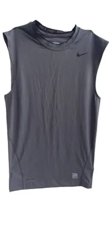 Camiseta Nike Sem Manga Camiseta Pro Combat Dri-fit Cinza