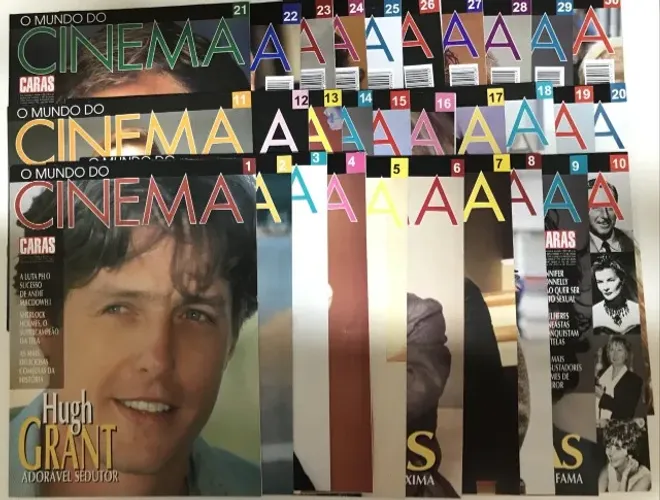 Coleção Completa Caras O Mundo do Cinema 1 a 30