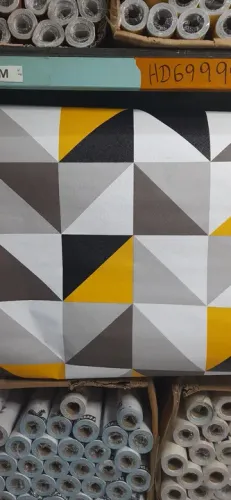 Papel de parede vinil tipo detalhes amarelo preto e sinhá escuro e claro