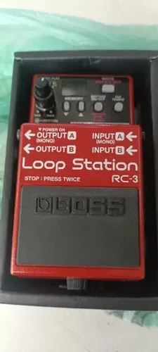 Pedal Boss loop station RC3 zerado