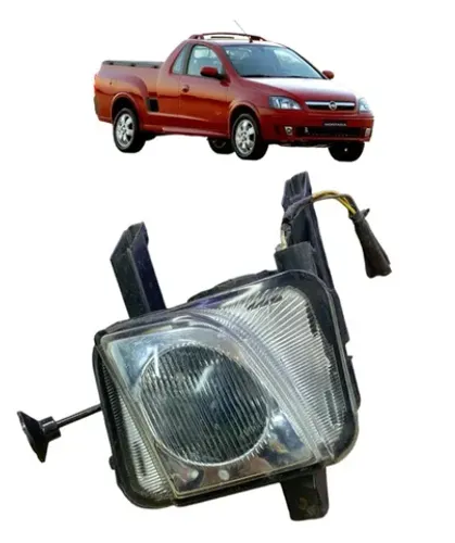 Farol de milha Lado Direito Chevrolet Montana 2010 c/detalhe