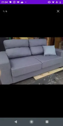 Reforma e fabricacao de sofa