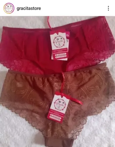 Kit 2 Calcinhas costas em renda