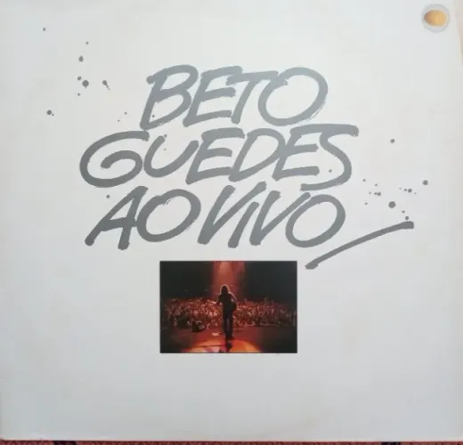 LP-Disco Vinil-Beto Guedes-Ao Vivo-Ano de 1987