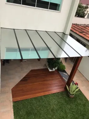 Cobertura de vidro em Pergolados