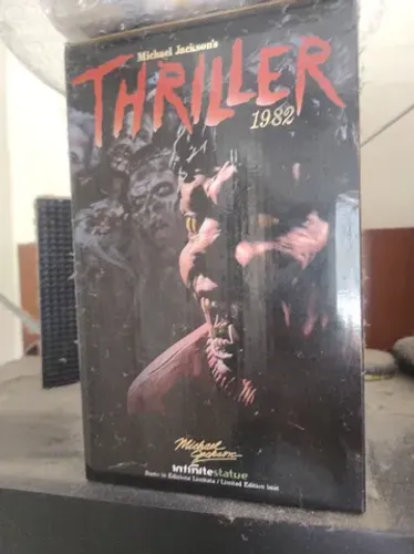Boneco Michael Jackson- funko -busto infinity Studios -Thriller- iron Studios -estatua-lp