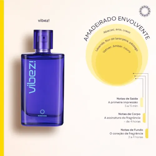 Vibez Deo Colônia Masculino 75ml