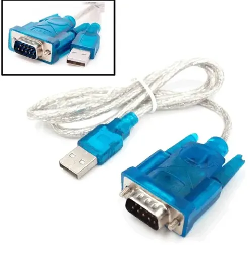  Cabo Adaptador Usb 2.0 Serial Conversor Rs232 Db9 9 Pino
