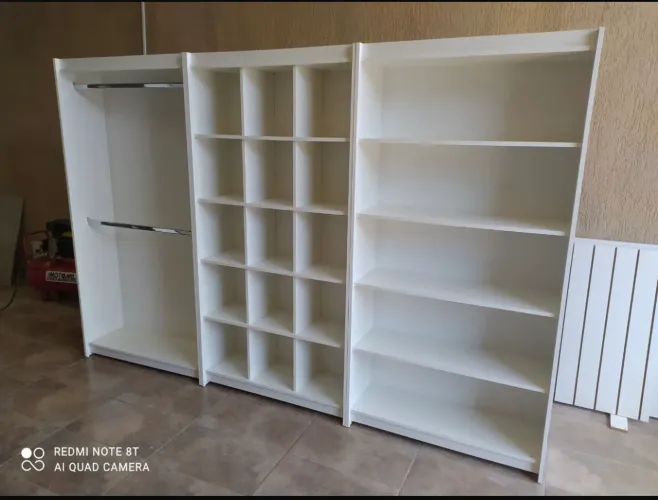 CABIDEIRO DUPLO + COLMEIA + PRATELEIRA MDF