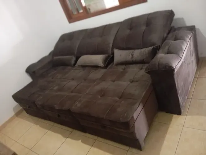 Sofá Retratil reclinável 3 módulos ( promoção ) últimos dias no valor  2,90 cm 