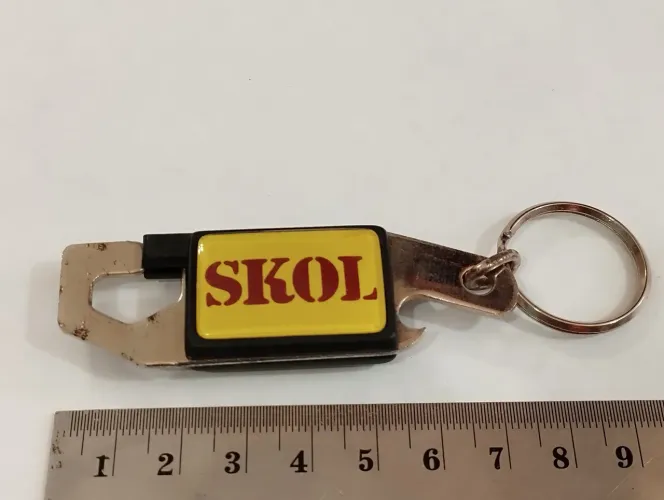 Chaveiro Antigo Skol Abridor de Garrafa