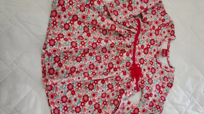 Vestido Floral Infantil kyli 1/ 2 anos