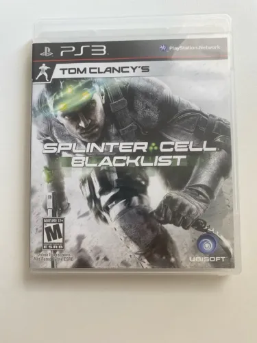 Jogo Tom Clancys Splinter Cell Blacklist - PS3 Original e Completo