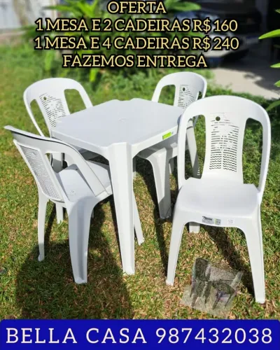 CADEIRA PLASTICA ID.E DIMS D BRANCA SKW.DNX8A.A. C7SMW DO S C8EMW DKX. EJE.E ENTREGO HOJE