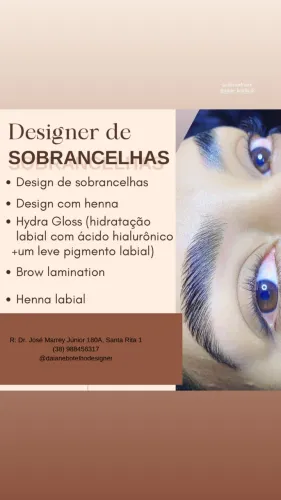 Design de sobrancelhas 