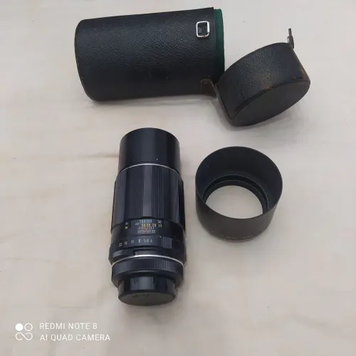 Lente Teleobjetiva Super Takumar 200 mm para Câmeras
