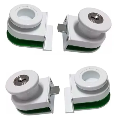 10 Fechaduras de Pressão Fechamento Sacada 10mm BCO